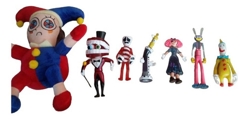Figuras Amazing Digital Circus Pomni Jax Kaufmo Caine Kinger