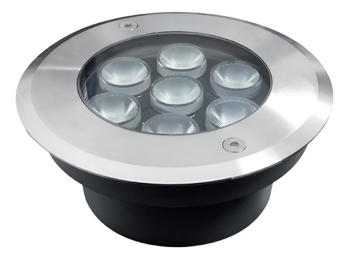 3 Empotrados Led P/piso 7w, P/exterior Luz Cálida.