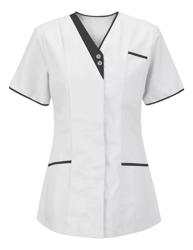 H Uniforme De Enfermera Clinic Carer Para Mujer Con Bolsillo