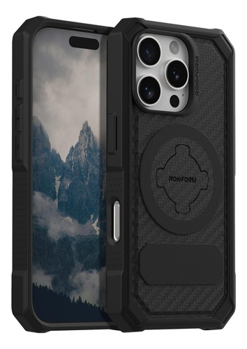 Capa Robusta Rokform Compatível Com iPhone 16 Pro, Magnet...