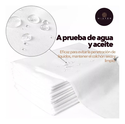 Sábanas Desechables Para Camilla Spa Masaje Paq. 20pzas