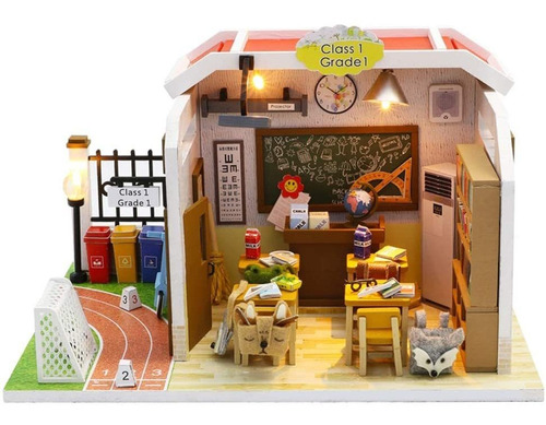 Fle E  Dollhouse Miniatu A  Asa Diy Kit   Eati O Habita I...