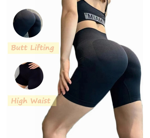 Calzas Leggings Modeladoras Push Up Cintura Alta Deportivo