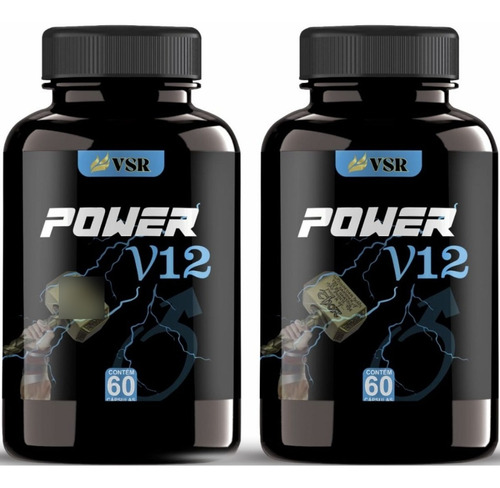 Power V12 Original 60 Cápsulas Surpreenda Ela Com Power V12