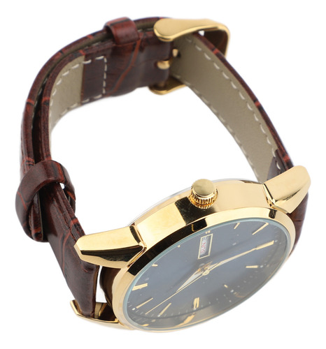 Reloj Luminoso De Cuarzo Para Hombre Con Pantalla De Fecha,