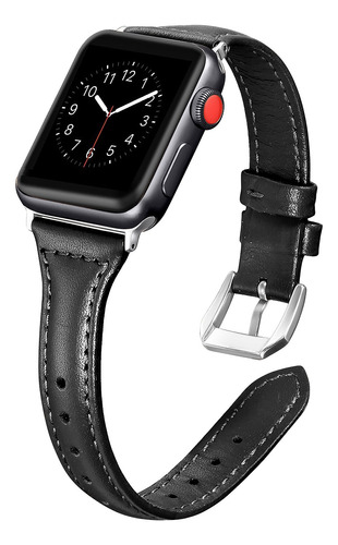Cuero Compatible Con Apple Watch Band 42mm 44mm 45mm Iwatch