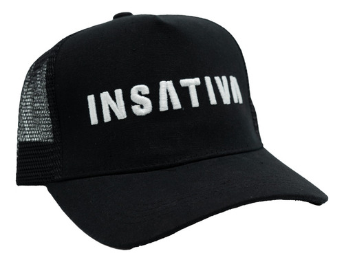 Gorra Insativa Visera Curva Logo Blanco