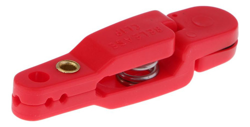 Clips De Liberación A Presión De 2 Piezas Rojo Amarillo