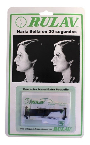 Corrector Nasal Rulav Respingador De Nariz Invisible Unisex