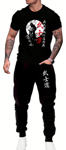 Pants Jogger Hombre Conjunto Pants Y Playera Moda Samurai