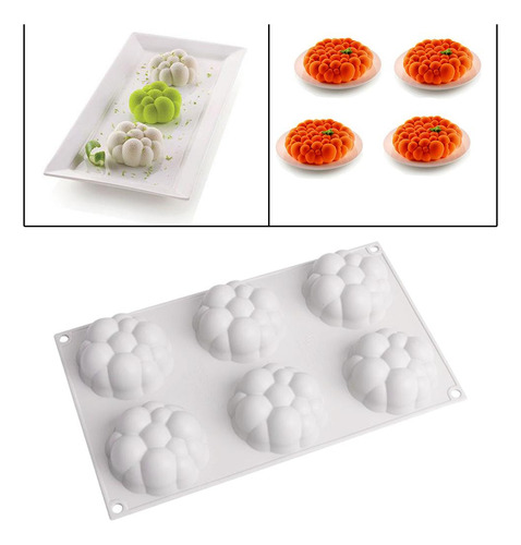 Molde De Silicona De Burbuja 3d Diy Pastel Postre