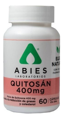 Abies Quitosan 400 Mg [60 Cap