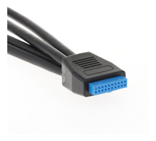 A Cabezal Usb De 19 Pines Usb3.0 Placa Base Divisor Usb Hub