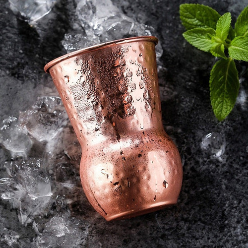 Tazas De Cobre Macizo Indio De Alta Calidad Hechas A Mano