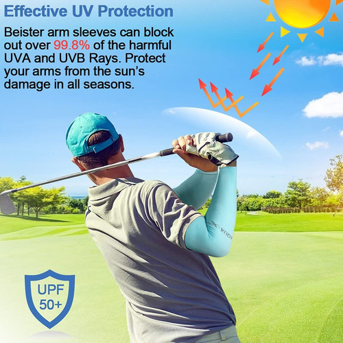 6 Pares De Mangas De Refrigeración Con Protección Uv Para