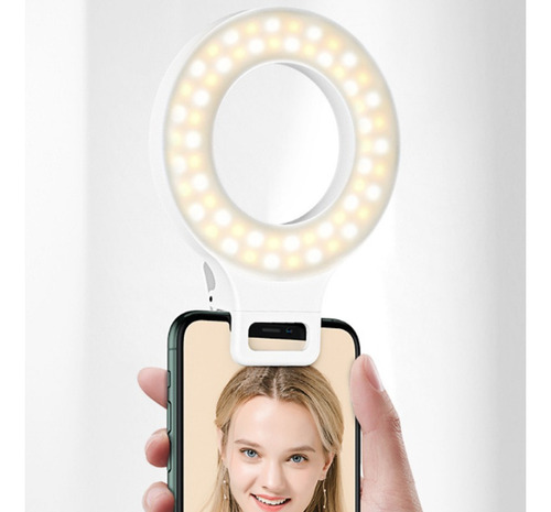 Light Ring For Selfies, Circular Led Light For Phone C