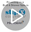 Slipx Solutions Clear Bubble Bath Mat Con Protección Microb