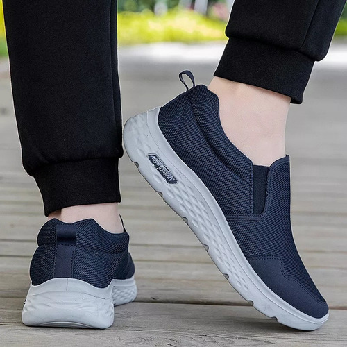 Zapatos Tenis Negros Mujer Y Hombres Pie Diabetico Cómodo A