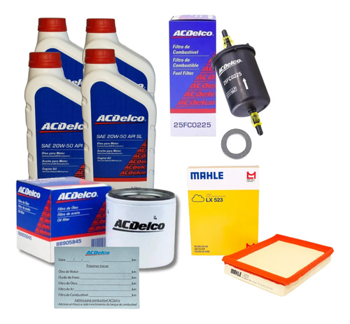 Kit Revisão Troca Oleo + Filtros Corsa Corsa Classic 94 A 01