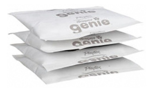 Playtex P/ Uso Con Pañalera Genie Reemplazo 4 Filtros Carbón