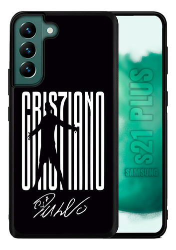 Funda Uso Rudo Diseños Para Samusng S21 Plus Más Complemento Criistiano Cr-7