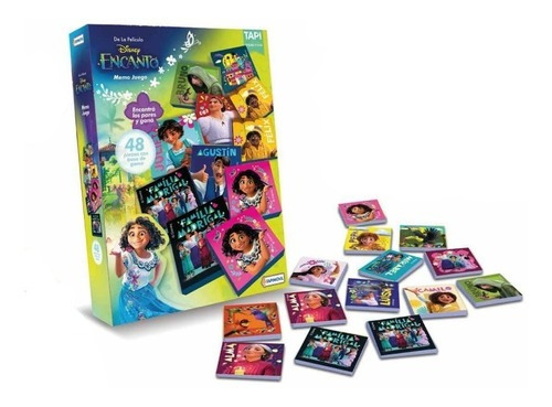 Memo Juego Memoria Didactico Disney Pelicula Encanto 