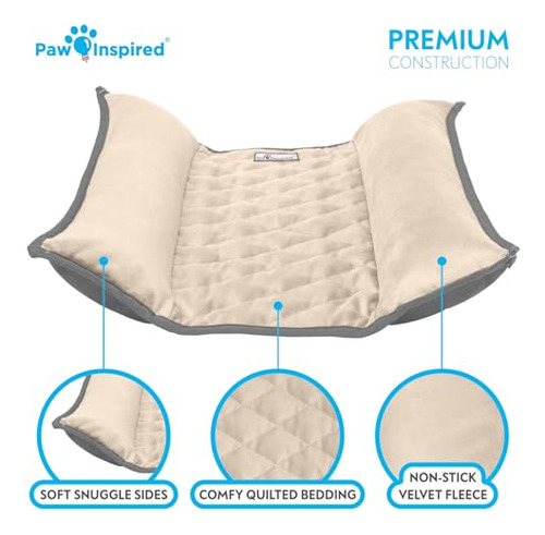 Cama De Conejo Reversible Para Mascotas, Forro Polar