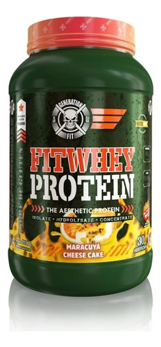 Suplemento en polvo Generation Fit The aesthetic protein Proteínas sabor maracuyá x 907.184g