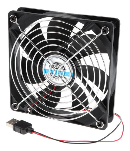 Ventilador Silencioso De 120mm Usb For Router Receptor Dvr