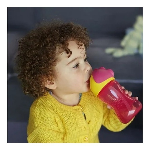 Vaso Antiderrame Pajita 300ml +12 Avent Straw Cup Maternelle