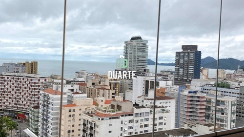 Imagem 2 de 30 de Vendo Lindo Apartamento No Gonzaga, Santos, Vista Mar, Andar Alto, 2 Quartos, 1 Suíte, 96m2 Úteis, 1 Vaga Demarcada - Ap04074 - 69716073
