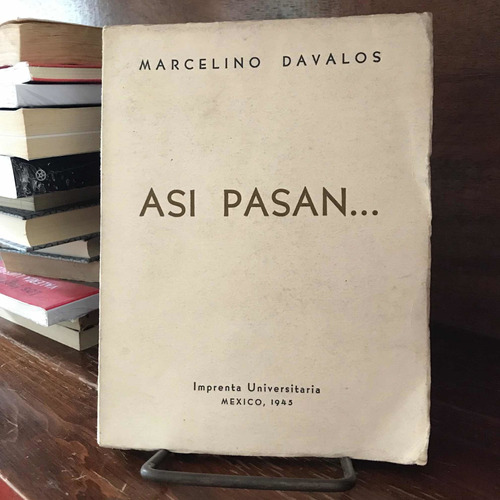 Así Pasan - Marcelino Dávalos - Libro