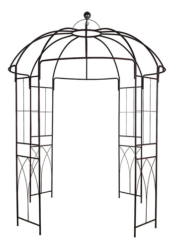 Housingod Gazebo De Metal Para Pérgola Pabellón Arco, Enreja