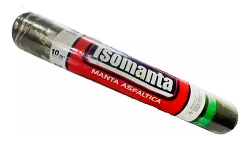 Membrana Asfáltica Isomanta Aluminio Emapi Flexible Plateado