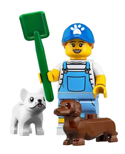 Lego Minifigura 9 Cuidadora De Perros Serie 19 71025 