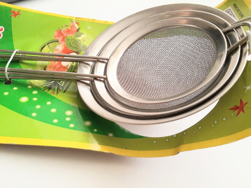 Juego De 3 Coladores De Acero Inoxidable, Cocina