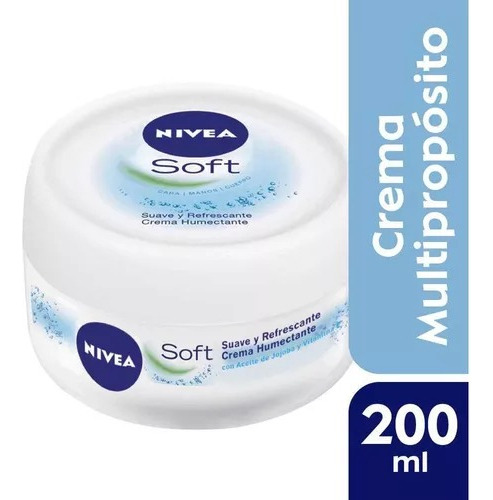 Crema Humectante Nivea Soft 200 Ml