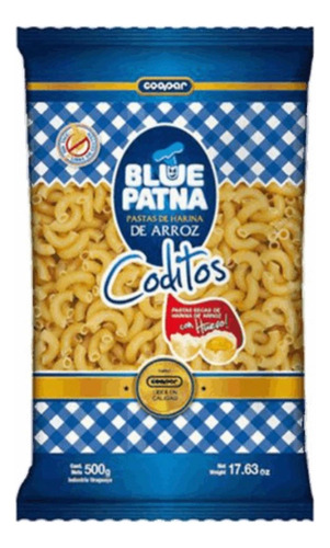 Coditos De Harina De Arroz Al Huevo X 500gr - Blue Patna