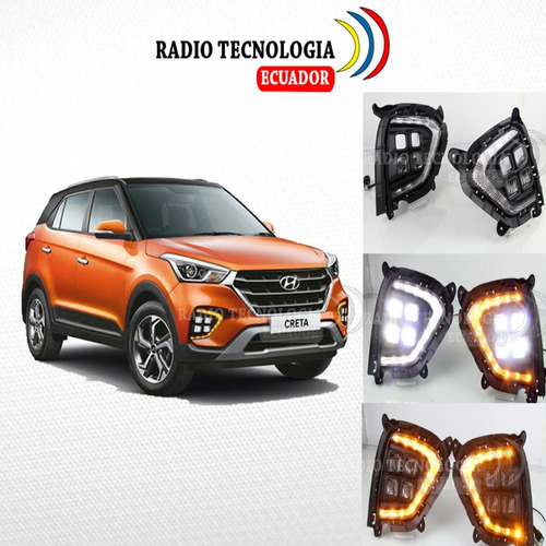 Neblineros Luz De Dia Hyundai Creta 