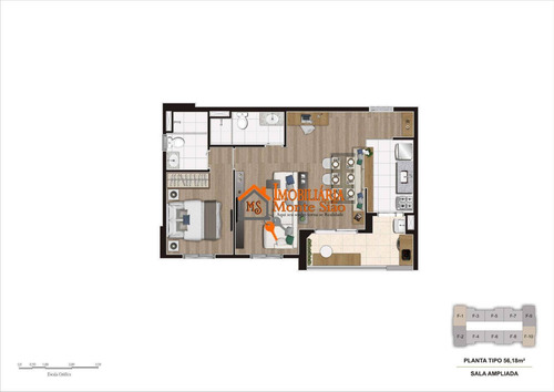 Imagem 29 de 29 de Apartamento Com 2 Dormitórios À Venda, 56 M² Por R$ 325.000,00 - Vila Rosália - Guarulhos/sp - Ap2787