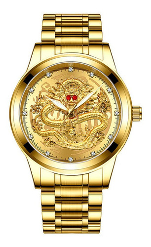 Dragon Watch Business Completo Acero Cuarzo Reloj Hombre