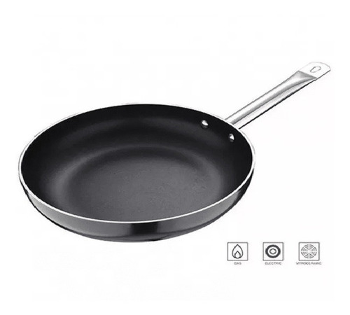 Sarten Roswell 24 Cm Profesional 5 Mm Teflon Apta Horno