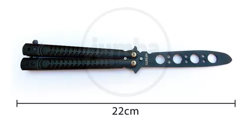 Maniquí Cuchillo Mariposa, Entrenamiento - Acero inoxidable (22 cm) 
