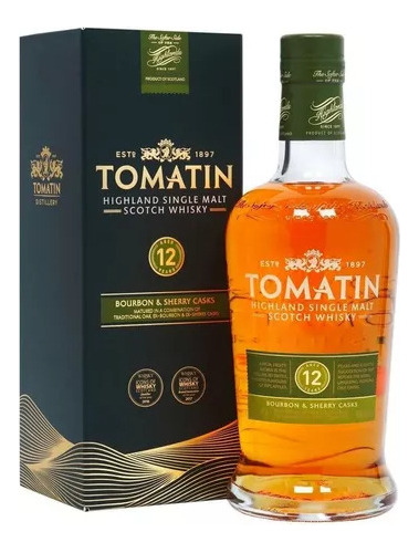 Tomatin 12 Años Highland Single Malt Scotch Litro Ml Dpm