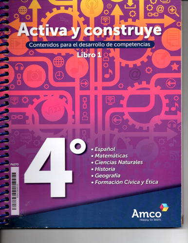 Activa Y Construye 4 Libro 1 Amco Mercado Libre