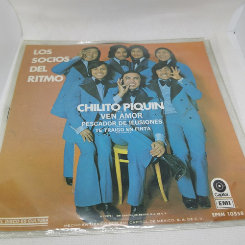 Disco 45 Rpm: Los Socios Del Ritmo- Chilito