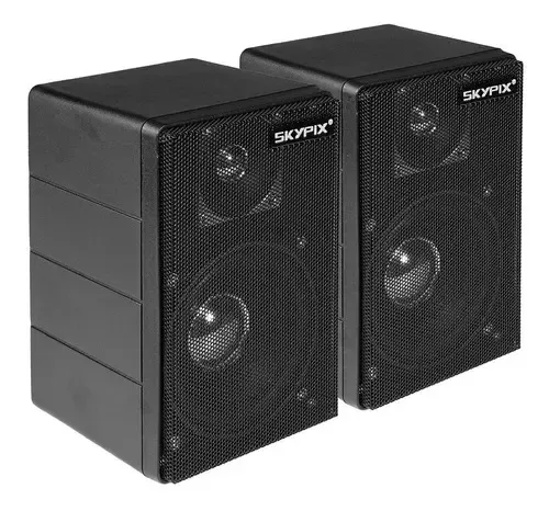Som 4 Polegadas 2x Caixa De Som Acustica Pb500 40w 4 Polegadas Para Bar Loja | Frete grátis
