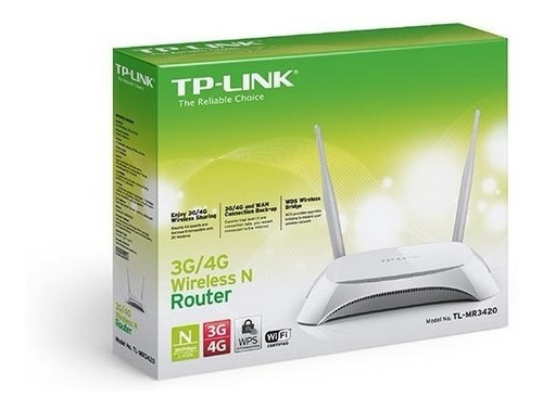 Tp Link Router Inalámbrico N 3g/4g Tlmr3420 Doble Antena