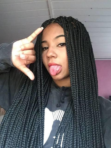 Imagem 1 de 1 de Tranças Box Braids Com Linha