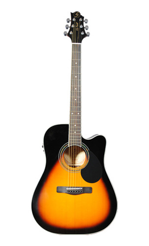 Greg Bennett Guitarra Electroacústica Gd-100sce Sunburst